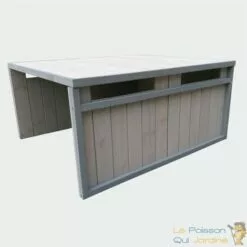LE POISSON QUI JARDINE.FR Cabane, Carport Ou Garage, Pour Robot Tondeuse. En Bois, Gris 10 LE POISSON QUI JARDINE.FR Cabane, Carport Ou Garage, Pour Robot Tondeuse. En Bois, Gris -Tondeuse Et Accessoires Boutique 10553254 4