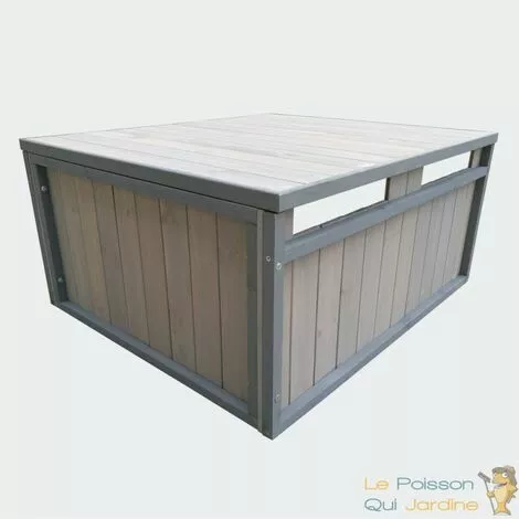 LE POISSON QUI JARDINE.FR Cabane, Carport Ou Garage, Pour Robot Tondeuse. En Bois, Gris 7 LE POISSON QUI JARDINE.FR Cabane, Carport Ou Garage, Pour Robot Tondeuse. En Bois, Gris – Image 5