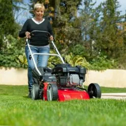 Tondeuse à Gazon 5hp 139cc Essence, Largeur Coupe 41cm 17", Hauteur De Coupe 25-75mm Réglable 7 Positions, Panier 45L, Automotrice - Greencut GLM690X -Tondeuse Et Accessoires Boutique 11334638 5