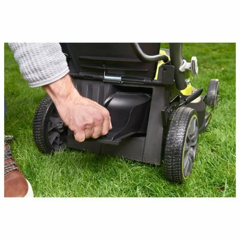 Tondeuse RYOBI 18V LithiumPlus Brushless Coupe 37cm - 1 Batterie 5,0 Ah - 1 Chargeur Rapide - RY18LMX37A-150 6 Tondeuse RYOBI 18V LithiumPlus Brushless Coupe 37cm - 1 Batterie 5,0 Ah - 1 Chargeur Rapide - RY18LMX37A-150 – Image 4