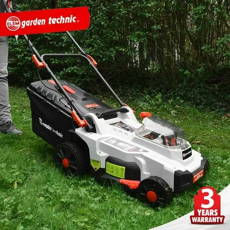ELEM GARDEN TECHNIC Tondeuse Rechargeable 40V (2x20V) 37cm Elem Garden 7 ELEM GARDEN TECHNIC Tondeuse Rechargeable 40V (2x20V) 37cm Elem Garden – Image 5