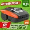 OUTIROR Robot De Tonte - Batterie 20 V - Surface 300M2 - Avec Câble De Guidage 1 OUTIROR Robot De Tonte - Batterie 20 V - Surface 300M2 - Avec Câble De Guidage -Tondeuse Et Accessoires Boutique 18363123 1
