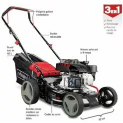 Scheppach - Tondeuse Thermique Poussée 42 Cm Essence 132 Cm3 - MP132-42 5 Scheppach - Tondeuse Thermique Poussée 42 Cm Essence 132 Cm3 - MP132-42 -Tondeuse Et Accessoires Boutique 18501375 2