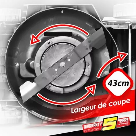 GARDEOPRO Tondeuse 1800w - 43cm - 2 Lames - Gardeo Pro 5 GARDEOPRO Tondeuse 1800w - 43cm - 2 Lames - Gardeo Pro – Image 3