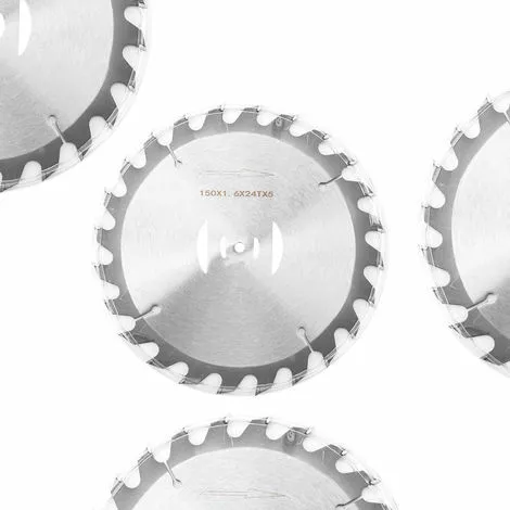 ASUPERMALL Lame De Scie Circulaire En Metal Pour Tondeuse A Gazon De 6 Po, 150 Mm, 24 Dents 4 ASUPERMALL Lame De Scie Circulaire En Metal Pour Tondeuse A Gazon De 6 Po, 150 Mm, 24 Dents – Image 2