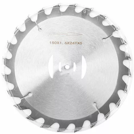 ASUPERMALL Lame De Scie Circulaire En Metal Pour Tondeuse A Gazon De 6 Po, 150 Mm, 24 Dents 5 ASUPERMALL Lame De Scie Circulaire En Metal Pour Tondeuse A Gazon De 6 Po, 150 Mm, 24 Dents – Image 3