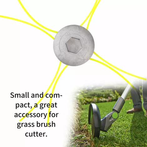 ASUPERMALL Cylindrique Lisse Universel Aluminium Trimmer Haut Tondeuse A Gazon Tondeuse Accessoires Avec 4 Cordes Trimmer 4 ASUPERMALL Cylindrique Lisse Universel Aluminium Trimmer Haut Tondeuse A Gazon Tondeuse Accessoires Avec 4 Cordes Trimmer – Image 2