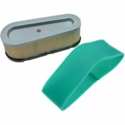 Vhbw Set De Filtres (1x Filtre à Air En Papier, 1x Filtre Mousse) Compatible Avec Briggs & Stratton 28B702-1138-E1 Moteur Pour Tracteur Tondeuse