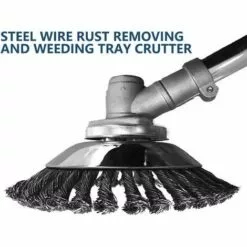 BEARSU Brosse Désherbant Ronde Pour Débroussailleuse - Haute Résistance - Cône - Anti-mauvaises Herbes - 20,3 Cm -Tondeuse Et Accessoires Boutique 25473692 3