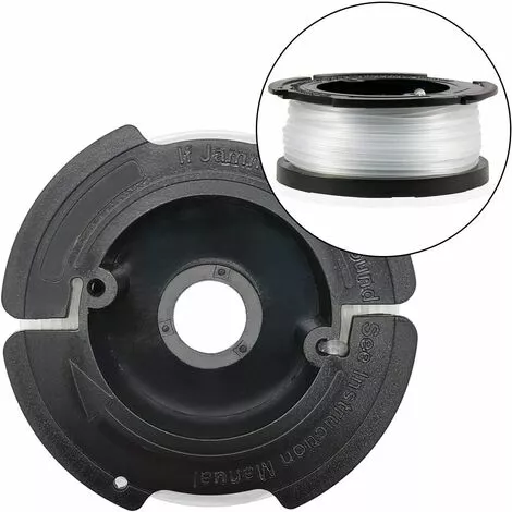 LANGRAY 6 Pièces De Bobines De Fil Pour Coupe-bordures Black Et Decker Trimmer (lignes En Nylon De 9,1 M De Longueur ?1,65 Mm Avec Couvercle De Bobine Et Ressort) 6 LANGRAY 6 Pièces De Bobines De Fil Pour Coupe-bordures Black Et Decker Trimmer (lignes En Nylon De 9,1 M De Longueur ?1,65 Mm Avec Couvercle De Bobine Et Ressort) – Image 4