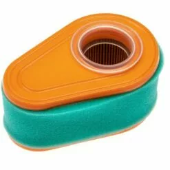 Vhbw Set De Filtres (1x Filtre à Air En Papier, 1x Filtre Mousse) Compatible Avec Briggs & Stratton 114P02-0129-F2 Moteur Pour Tracteur Tondeuse
