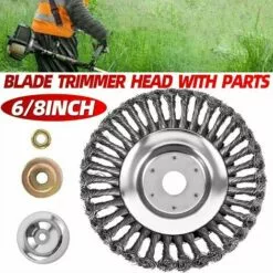 DRILLPRO Tête De Coupe Tondeuse à Gazon De Jardin (8 Pouces) 9 DRILLPRO Tête De Coupe Tondeuse à Gazon De Jardin (8 Pouces) -Tondeuse Et Accessoires Boutique 27075847 3