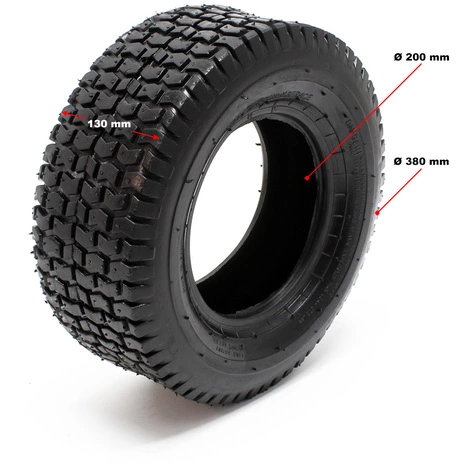 WILTEC Pneu Pour Tracteur à Pelouse 16x6.50-8 4pr Avec Chambre à Air Et Valve Coudée Tondeuse à Gazon 4 WILTEC Pneu Pour Tracteur à Pelouse 16x6.50-8 4pr Avec Chambre à Air Et Valve Coudée Tondeuse à Gazon – Image 2