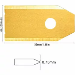 DEVENIRRICHE Lames En Acier Carbonisé De Tondeuse Robotique De Remplacement Pour Toutes Les Tondeuses à Gazon Robotisées Husqvarna Automower 30/45 Pièces, Style 1 11 DEVENIRRICHE Lames En Acier Carbonisé De Tondeuse Robotique De Remplacement Pour Toutes Les Tondeuses à Gazon Robotisées Husqvarna Automower 30/45 Pièces, Style 1 -Tondeuse Et Accessoires Boutique 27289854 5