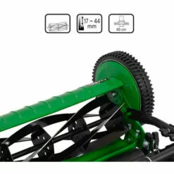 OXEO Tondeuse à Main Pelouse - Tondeuse à Main Gazon -5 Lames Solides - Largeur 40cm - Réglage Hauteur - Tondeuse Manuelle -Tondeuse Et Accessoires Boutique 28741582 4