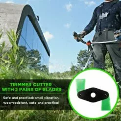 HAPPYSHOPPING 2 Dents Jardin Tondeuse Agazon Accessoires De Tondeuse Plateau Agazon Tete De Tondeuse Afeuilles Lames En Nylon Accessoires De Tondeuse Agazon -Tondeuse Et Accessoires Boutique 30043834 4