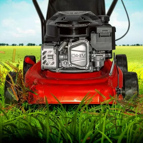 Boudech Tondeuse Poussée Avec Moteur à Essence 127cc 2KW OHV 4 Temps Largeur De Coupe 400mm 6 Boudech Tondeuse Poussée Avec Moteur à Essence 127cc 2KW OHV 4 Temps Largeur De Coupe 400mm – Image 4