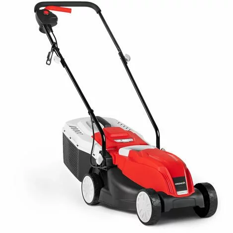 Tondeuse électrique 1400W, 3500RPM, Largeur Coupe 32cm, 3 Hauteurs De Coupe Panier Collecte 30L - Greencut GLM1400C 3 Tondeuse électrique 1400W, 3500RPM, Largeur Coupe 32cm, 3 Hauteurs De Coupe Panier Collecte 30L - Greencut GLM1400C