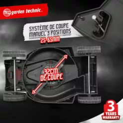 ELEM GARDEN TECHNIC Tondeuse 1300W + Coupe Bordures 250W -Tondeuse Et Accessoires Boutique 34701293 4