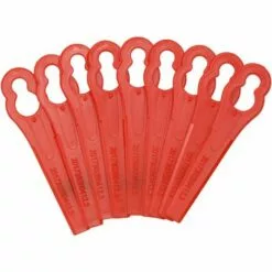 DONTODENT Lot De 50 Lames De Rechange Pour Tondeuse à Gazon En Plastique, Lame De Tondeuse à Gazon Noire Et Decker