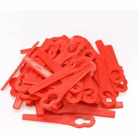 DONTODENT Lot De 50 Lames De Rechange Pour Tondeuse à Gazon En Plastique, Lame De Tondeuse à Gazon Noire Et Decker 5 DONTODENT Lot De 50 Lames De Rechange Pour Tondeuse à Gazon En Plastique, Lame De Tondeuse à Gazon Noire Et Decker – Image 3