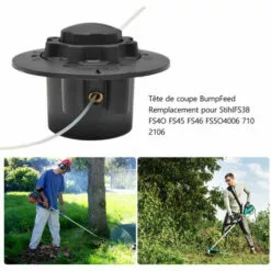 ASUPERMALL Remplacement D'Alimentation De Bosse De Tete De Coupe Pour Stihl Fs38 Fs40 Fs45 Fs46 Fs50 4006 710 2106, Noir 9 ASUPERMALL Remplacement D'Alimentation De Bosse De Tete De Coupe Pour Stihl Fs38 Fs40 Fs45 Fs46 Fs50 4006 710 2106, Noir -Tondeuse Et Accessoires Boutique 35605891 3