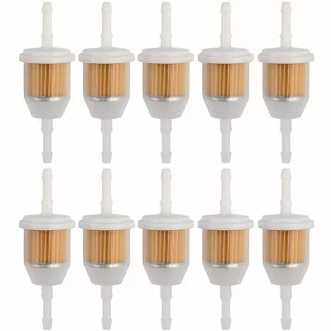 ASUPERMALL 6 Mm X 8 Mm 1/4 '' 5/16 '' Filtre A Gaz En Ligne Pour Tondeuse A Gazon Petit Moteur, 10Pcs 3 ASUPERMALL 6 Mm X 8 Mm 1/4 '' 5/16 '' Filtre A Gaz En Ligne Pour Tondeuse A Gazon Petit Moteur, 10Pcs