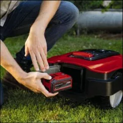 Einhell Robot Tondeuse FREELEXO 500 BT Power X-Change (18 V, 500m2, Tondeuse Multizone, Contrôle Des Applications Bluetooth, Avec Accessoires D'installation) Livré Avec Batterie 2,5 Ah + Kit D'installation -Tondeuse Et Accessoires Boutique 36889397 4