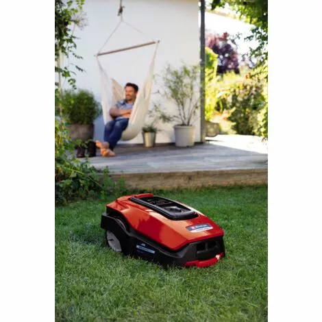 Einhell Robot Tondeuse FREELEXO 1200 BT - Solo Power X-Change (18V, Surface 1200m2, Application Bluetooth) Livré Sans Kit D'installation, Sans Batterie Ni Chargeur 4 Einhell Robot Tondeuse FREELEXO 1200 BT - Solo Power X-Change (18V, Surface 1200m2, Application Bluetooth) Livré Sans Kit D'installation, Sans Batterie Ni Chargeur – Image 2