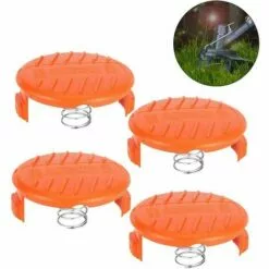 ECHOO Capuchons De Bobine, Ressorts Accessoires De Pièces De Rechange Couvercles De Capuchon De Bobine De Rechange Compatibles Avec Ressort Pour Bobine De Débroussailleuse AFS Matériau ABS Solide Et Durable (4PCS) 8 ECHOO Capuchons De Bobine, Ressorts Accessoires De Pièces De Rechange Couvercles De Capuchon De Bobine De Rechange Compatibles Avec Ressort Pour Bobine De Débroussailleuse AFS Matériau ABS Solide Et Durable (4PCS) -Tondeuse Et Accessoires Boutique 39605931 2