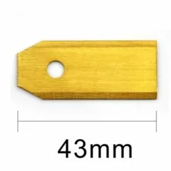 DONTODENT 30 Lames De Rechange En Titane Pour Tondeuse à Gazon Husqvarna 30 Lames De Tondeuse Et - 43*18*0.75MM Avec Vis 5 DONTODENT 30 Lames De Rechange En Titane Pour Tondeuse à Gazon Husqvarna 30 Lames De Tondeuse Et - 43*18*0.75MM Avec Vis -Tondeuse Et Accessoires Boutique 41384202 2