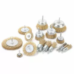 THSINDE Ensemble De Brosses Métalliques, Brosses De Roue Et De Coupe En Laiton Avec Tige, Brosses De Ponçage Pour Diverses Perceuses, Parfaites Pour éliminer La Rouille, La Corrosion, La Peinture Pour Les Outils électriques, De Jardin Et à Main (paquet De 9) -Tondeuse Et Accessoires Boutique 42180322 3