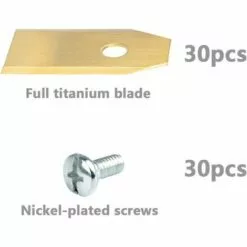 Jeu De 45 Lames En Titane Pour Robots Tondeuses Gardena, Yardforce (3 G - 0,75 Mm) + 45 Vis GrooFoo -Tondeuse Et Accessoires Boutique 42548294 4