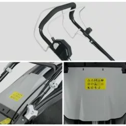 VOLTR 36V – Tondeuse à Gazon Sans Fil Tractée Ø46cm – 2x Batteries 18V Lithium 8.0Ah + Double Chargeur Rapide. Récupérateur D’herbe 50L - Gris -Tondeuse Et Accessoires Boutique 44639385 3