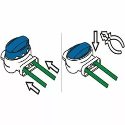 DENUOTOP 10 Pièces Connecteurs Câble, Borne Connecteur Cable, Connecteur Étanche, Connecteur Fil À Sertir À 3 Trous Connecteur De Tondeuse Rempli De Gel, Pour Les Tondeuses À Gazon Robotisées -Tondeuse Et Accessoires Boutique 45300585 3