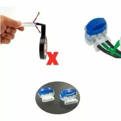 DENUOTOP 10 Pièces Connecteurs Câble, Borne Connecteur Cable, Connecteur Étanche, Connecteur Fil À Sertir À 3 Trous Connecteur De Tondeuse Rempli De Gel, Pour Les Tondeuses À Gazon Robotisées -Tondeuse Et Accessoires Boutique 45300585 4