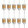 SUPERSELLER Lame De Tondeuse 10 Pièces 6 MM X 8 MM 1/4 '' 5/16 '' Filtre à Gaz De Carburant En Ligne Pour Tondeuse à Gazon Petit Moteur, 10 Pièces