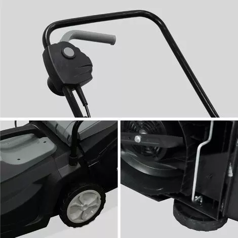 VOLTR – Tondeuse à Gazon électrique 1500W – Récupérateur D’herbe 50L. Diamètre De Coupe 36cm. Compacte Et Maniable - Gris 6 VOLTR – Tondeuse à Gazon électrique 1500W – Récupérateur D’herbe 50L. Diamètre De Coupe 36cm. Compacte Et Maniable - Gris – Image 4