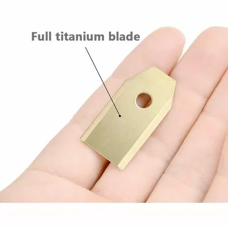 45 Pcs Lame De Rechange 35x18x0.75mm Acier Inoxydable Lames De Lames R40Li / R70Li Titane Lame De Tondeuse Pour Automower Husqvarna Et Gardena GrooFoo 4 45 Pcs Lame De Rechange 35x18x0.75mm Acier Inoxydable Lames De Lames R40Li / R70Li Titane Lame De Tondeuse Pour Automower Husqvarna Et Gardena GrooFoo – Image 2