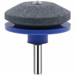 SUPERSELLER Accessoire Pour Tondeuse Et Autoportée Affûteuse De Lame De Tondeuse à Gazon Affûteuse Universelle Meuleuse Meule Pierre Pour Perceuse électrique Perceuse à Main Tige 1/4", Bleu - Bleu