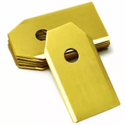 ZHUOXUAN Lames De Rechange En Titane Pour Tous Les Tondeuses De Jardin Automower Husqvarna/Gardena/Yard Force/Automower, Robuste (3.1 G / 0.75 Mm) Avec Vis