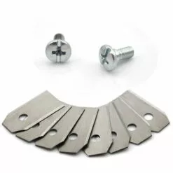 ZHUOXUAN Lames De Rechange En Titane Pour Tous Les Tondeuses De Jardin Automower Husqvarna/Gardena/Yard Force/Automower, Robuste (3.1 G / 0.75 Mm) Avec Vis 10 ZHUOXUAN Lames De Rechange En Titane Pour Tous Les Tondeuses De Jardin Automower Husqvarna/Gardena/Yard Force/Automower, Robuste (3.1 G / 0.75 Mm) Avec Vis -Tondeuse Et Accessoires Boutique 51447822 4