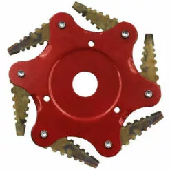 QERSTA Lame De Tondeuse à Gazon En Dents De Scie, Tête De Tonte à Six Lames, Accessoires De Désherbage Agricole 0,5 Lame Noire à Corps Rouge 10 QERSTA Lame De Tondeuse à Gazon En Dents De Scie, Tête De Tonte à Six Lames, Accessoires De Désherbage Agricole 0,5 Lame Noire à Corps Rouge -Tondeuse Et Accessoires Boutique 53259516 4