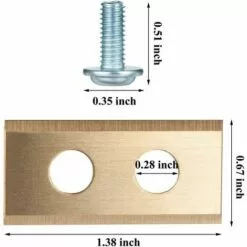 ABCRITAL Lot De 30 Lames De Rechange En Titane Pour Tondeuse Robot Worx Landroid Lames En Titane Et Vis Améliorées Pour Tondeuse Robot Worx Landroid -Tondeuse Et Accessoires Boutique 53387106 5