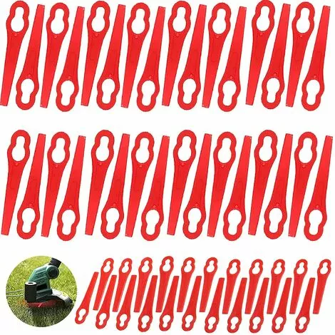 HKLFFJA 100 Pièces Jardin Pelouse Tondeuse Plastique Accessoires De Tondeuse à Gazon Lames En Plastique Couteau De Rechange En Plastique Pour FRT18A FRT18A1 ART46155 FRT20A1 Accessoires 7 HKLFFJA 100 Pièces Jardin Pelouse Tondeuse Plastique Accessoires De Tondeuse à Gazon Lames En Plastique Couteau De Rechange En Plastique Pour FRT18A FRT18A1 ART46155 FRT20A1 Accessoires – Image 5