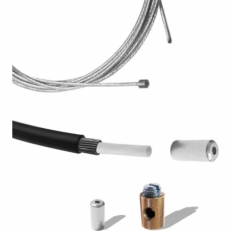 CYCLINGCOLORS Câble D'accélérateur Performance Avec Gaine Serre-câble Embouts Compatible Avec Carburateur Dellorto 4 CYCLINGCOLORS Câble D'accélérateur Performance Avec Gaine Serre-câble Embouts Compatible Avec Carburateur Dellorto – Image 2