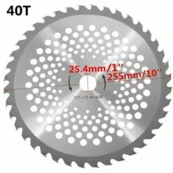 DECKON 1 Pièce 10 Pouces Tondeuse à Gazon En Alliage Tondeuse à Gazon Outils De Jardinage Pour Couper Les Arbustes Et Autres Cultures, 40t (40 Dents) -Tondeuse Et Accessoires Boutique 53864676 3