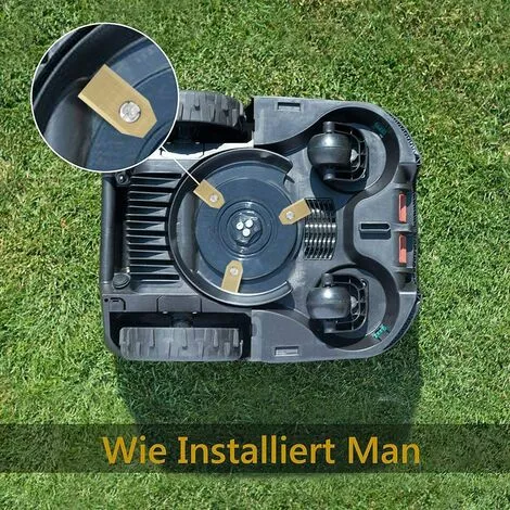 DECKON Lame De Rechange En Titane Pour Tondeuse Husqvarna, Lot De 30 Lame De Tondeuse à Gazon, Faucheuses à Gazon Accessoires Avec Vis 6 DECKON Lame De Rechange En Titane Pour Tondeuse Husqvarna, Lot De 30 Lame De Tondeuse à Gazon, Faucheuses à Gazon Accessoires Avec Vis – Image 4