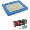 CYCLINGCOLORS Filtre A Air Compatible Avec Briggs And Stratton 491588, 31749, 399959, 491588S + Bougie Champion RJ19LM / T10 Tondeuse Tracteur Motoculteur 2 CYCLINGCOLORS Filtre A Air Compatible Avec Briggs And Stratton 491588, 31749, 399959, 491588S + Bougie Champion RJ19LM / T10 Tondeuse Tracteur Motoculteur -Tondeuse Et Accessoires Boutique 54322108 1