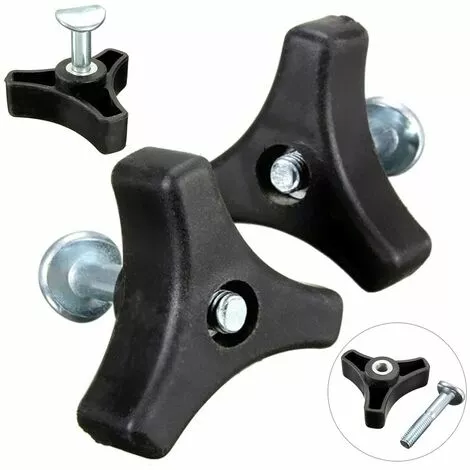 ZHUOXUAN 5pcs Poignée Triangulaire, écrou Et Boulon De Rechange Pour Tondeuse à Gazon 4 ZHUOXUAN 5pcs Poignée Triangulaire, écrou Et Boulon De Rechange Pour Tondeuse à Gazon – Image 2